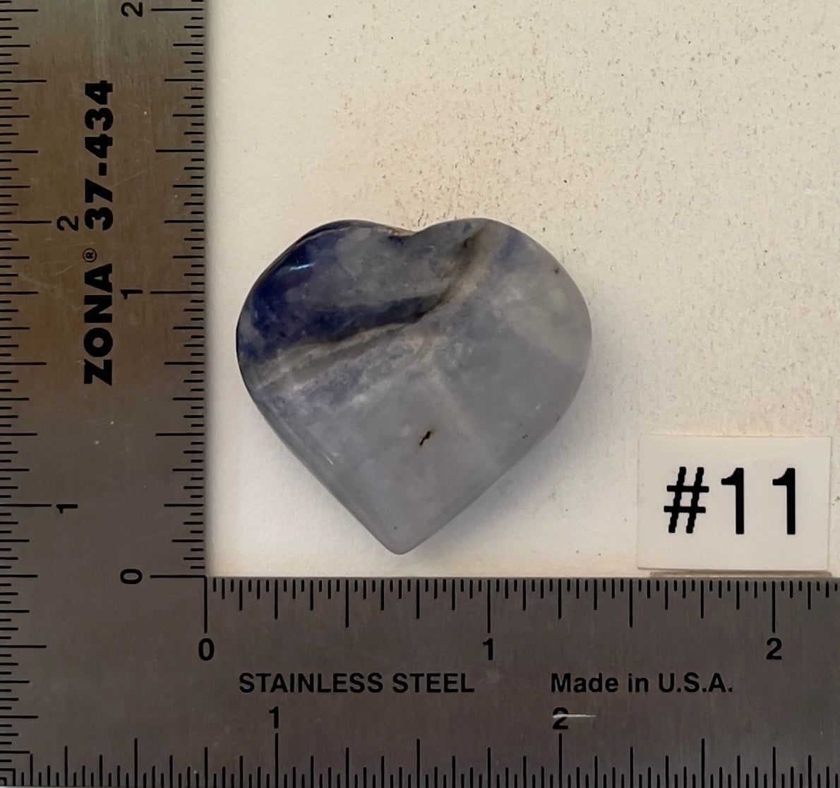 Afghanite Mini-Heart