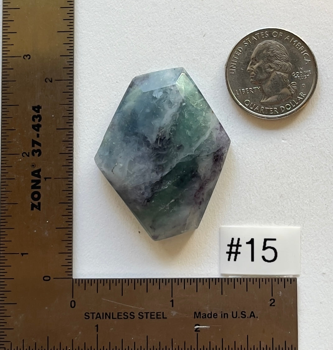 Rainbow Fluorite Pendant