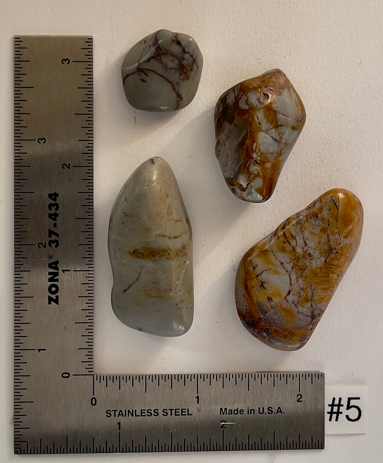 Polychrome Jasper Tumbles