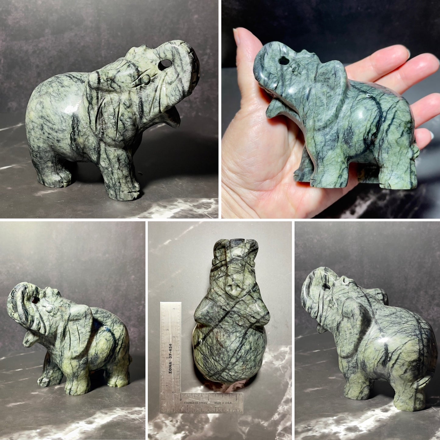 Nephrite Jade Elephant