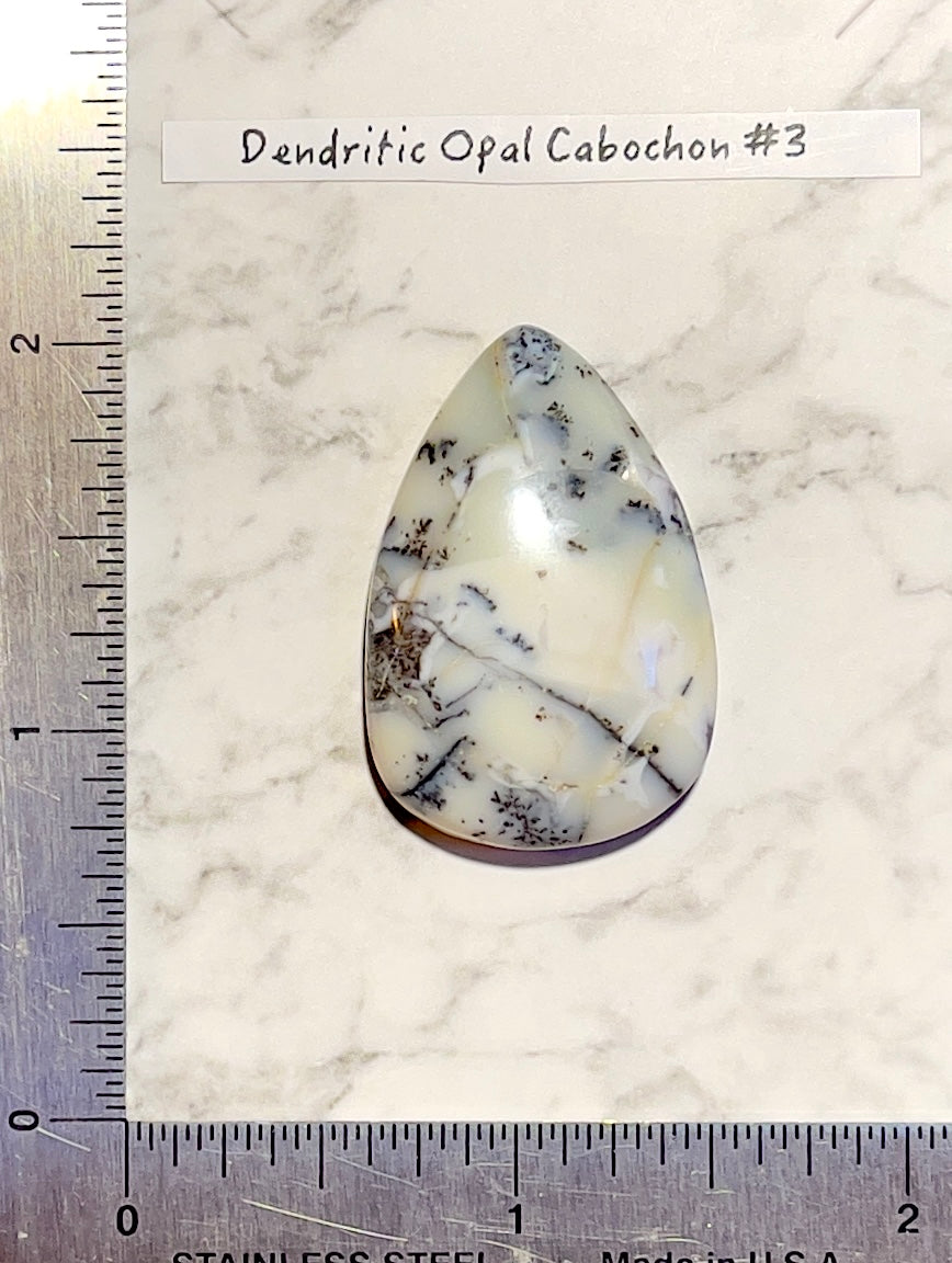 Dendritic Opal Cabochon