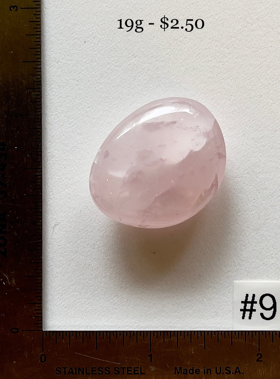 Rose Quartz Pocket Palmstone