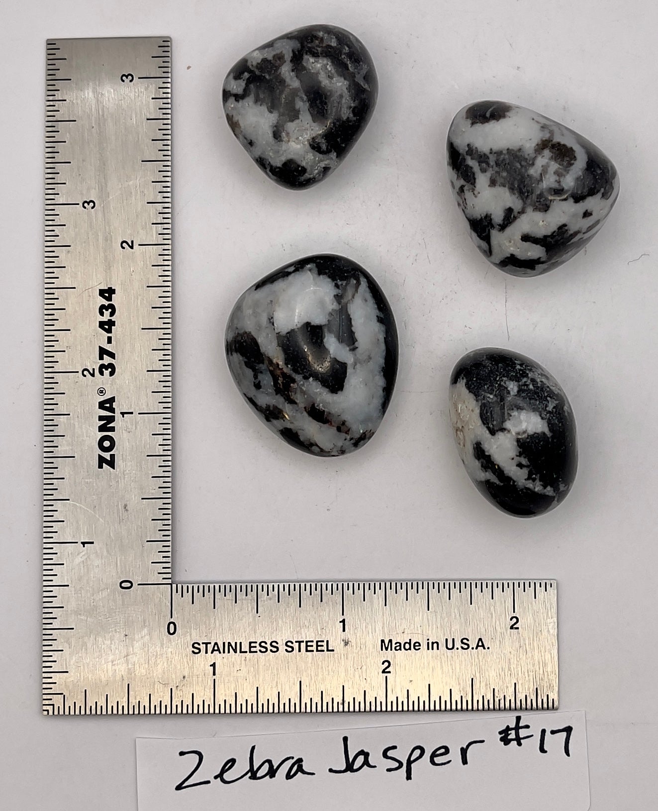 Zebra Jasper Tumbles