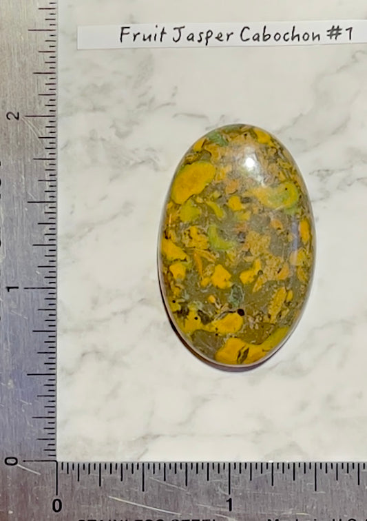 Fruit Jasper Cabochon