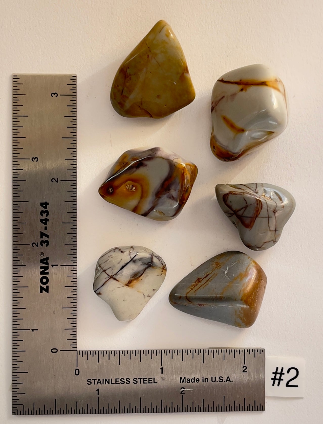 Polychrome Jasper Tumbles