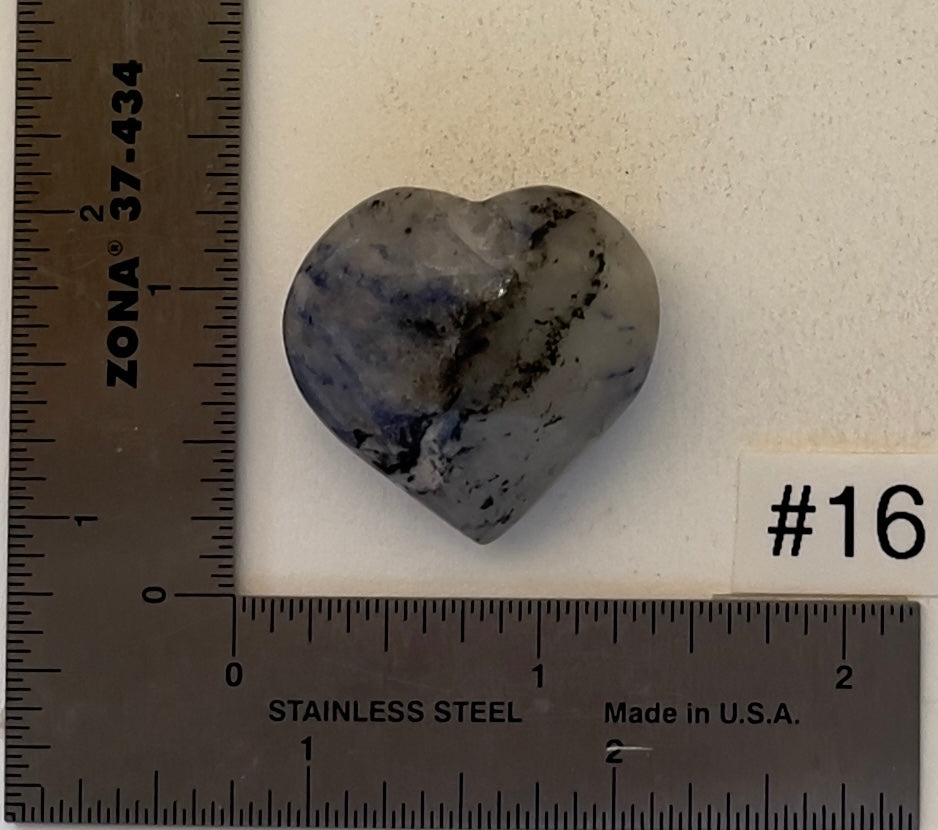 Afghanite Mini-Heart