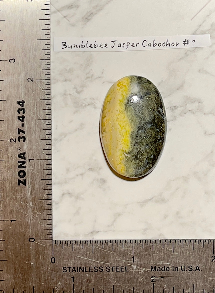 Bumblebee Jasper Cabochon