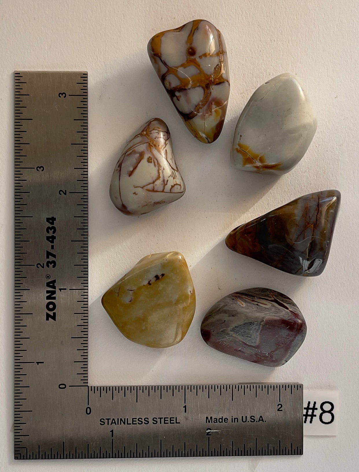 Polychrome Jasper Tumbles