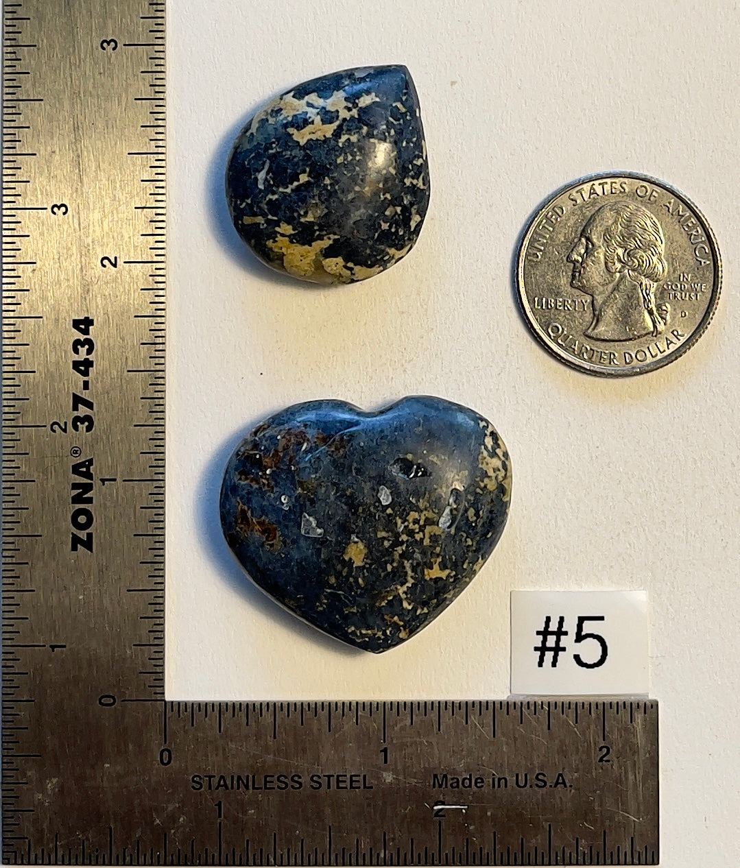 DuMortierite Mini-Heart