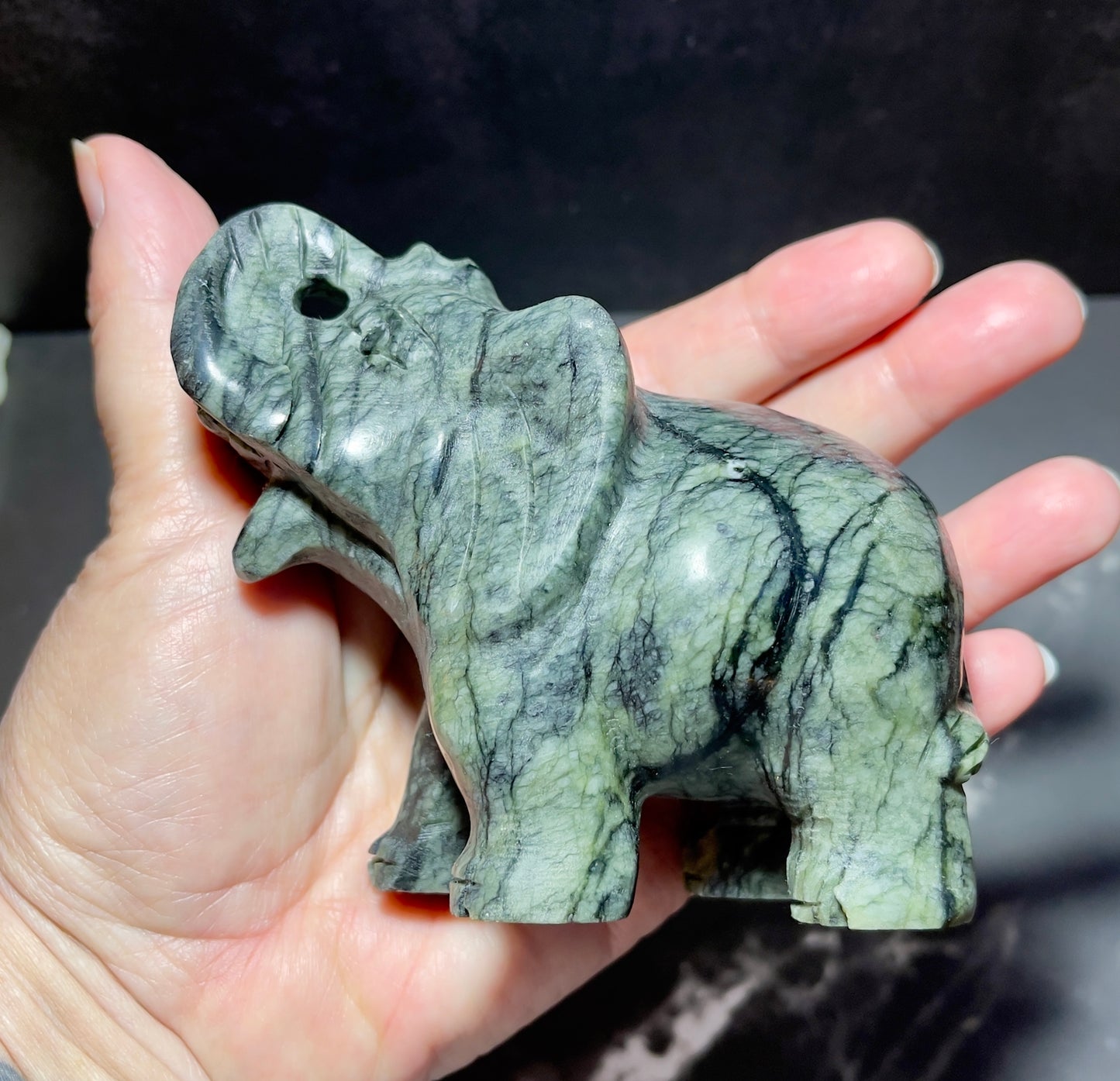 Nephrite Jade Elephant