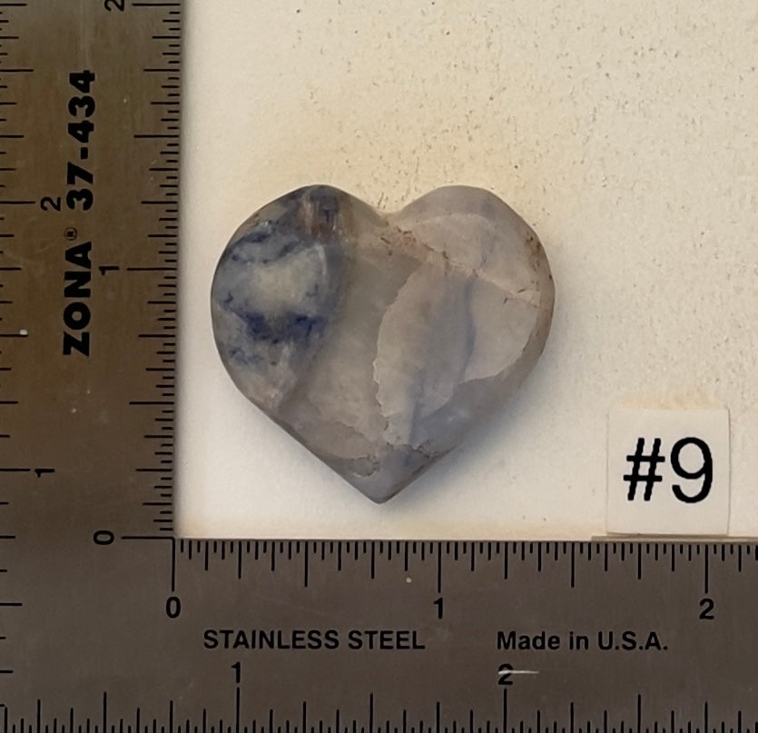 Afghanite Mini-Heart