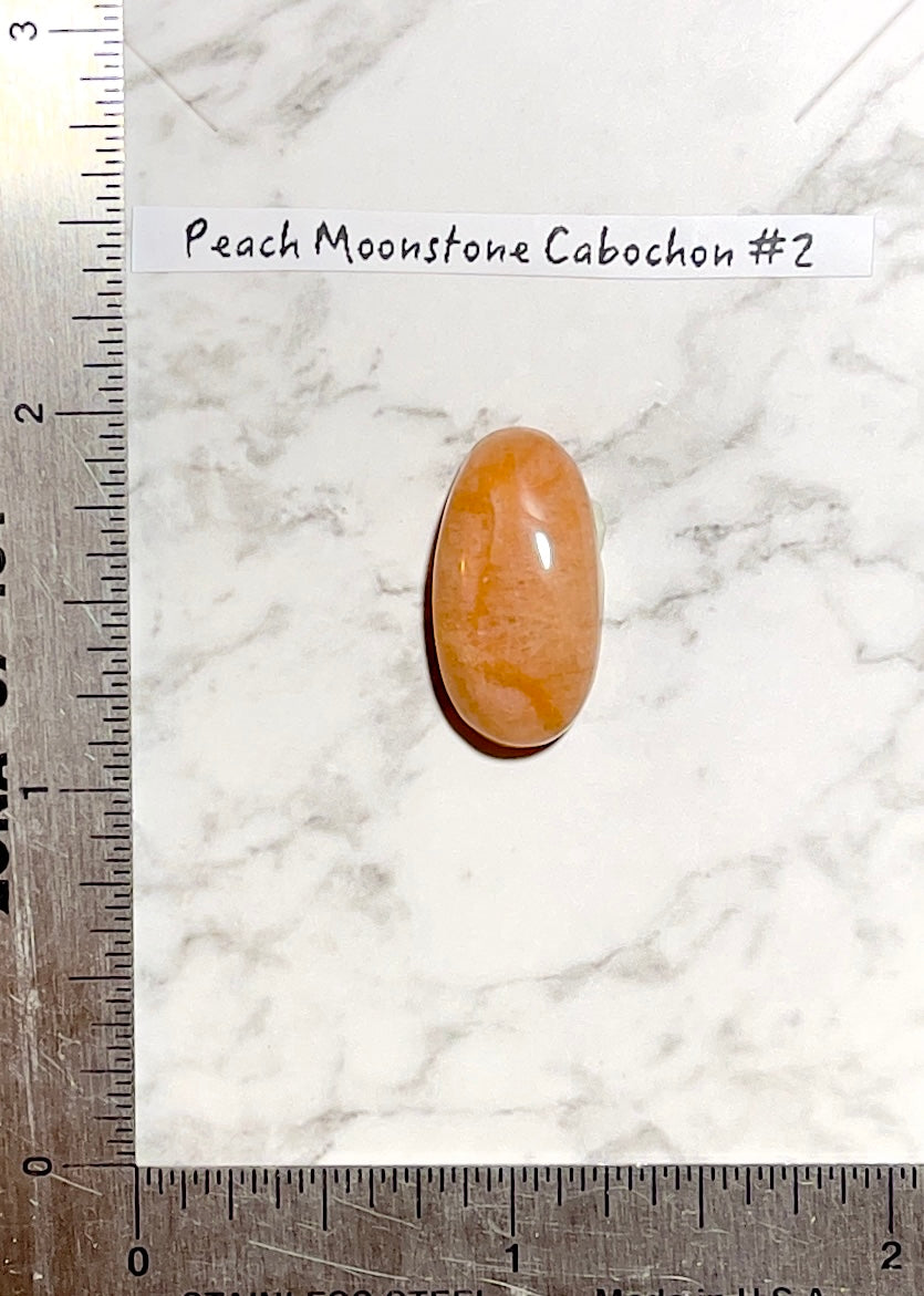 Peach Moonstone Cabochon