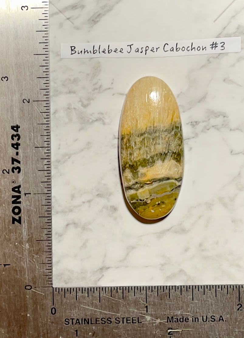 Bumblebee Jasper Cabochon