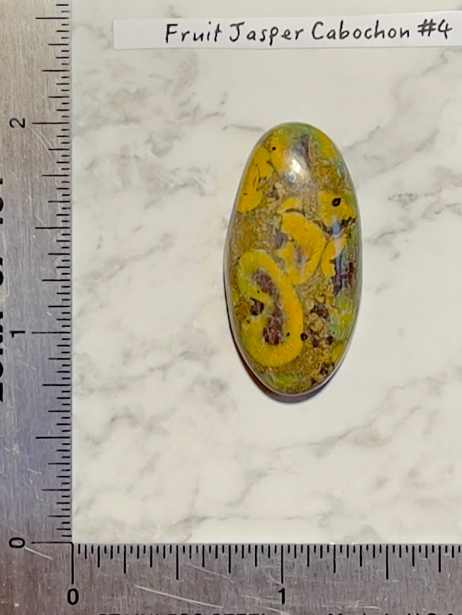 Fruit Jasper Cabochon