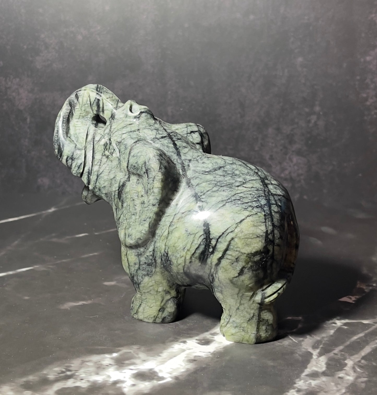 Nephrite Jade Elephant