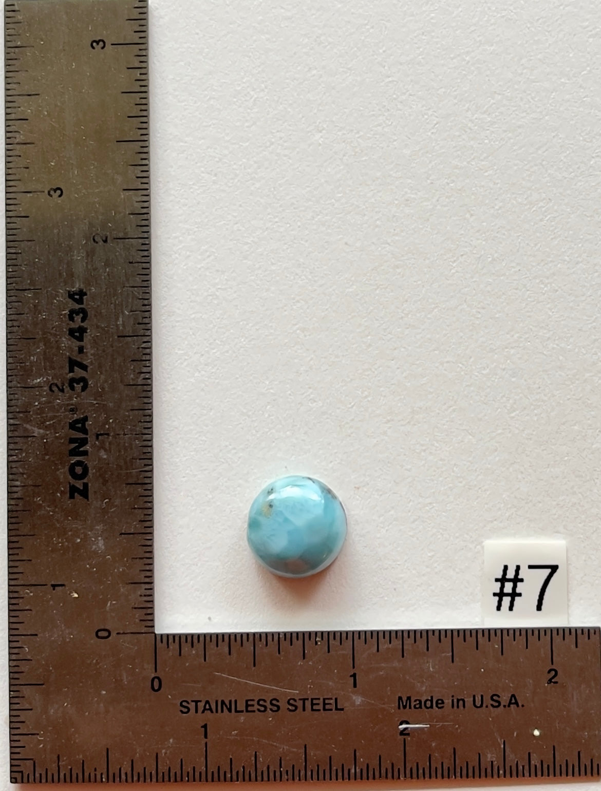 Larimar Cabochon — Small