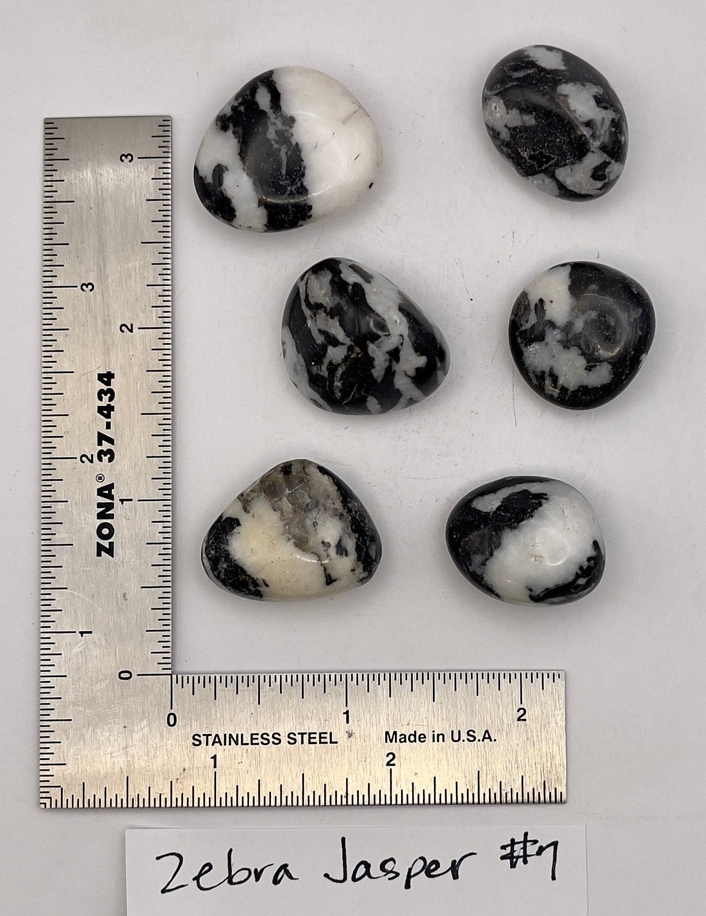 Zebra Jasper Tumbles