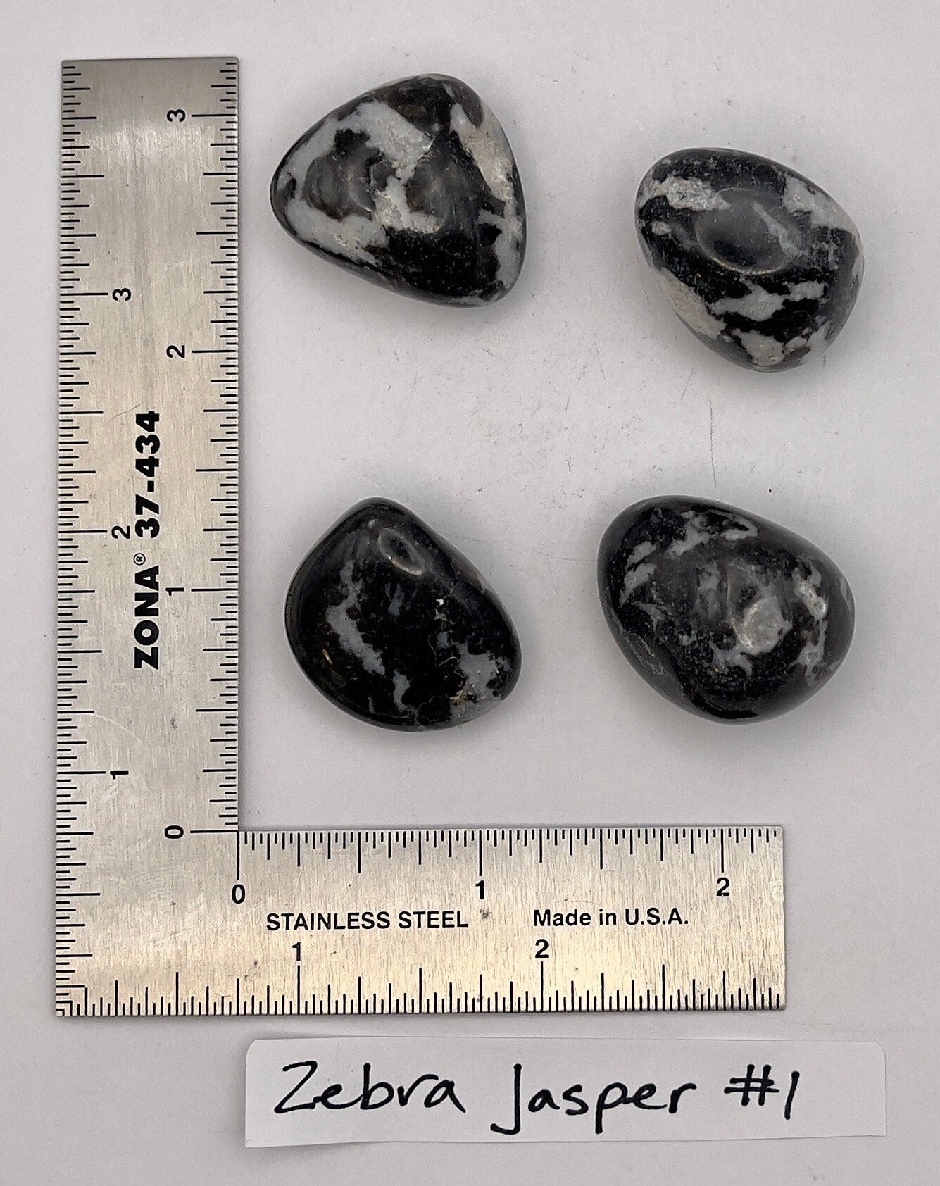 Zebra Jasper Tumbles