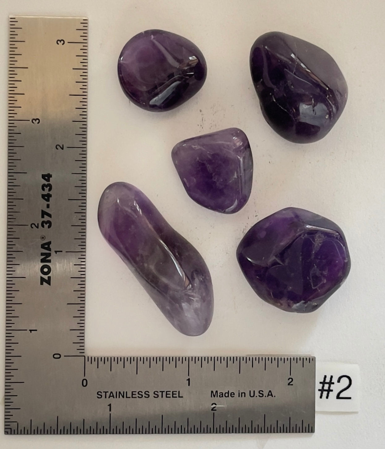 Amethyst - Dark Purple Tumbles