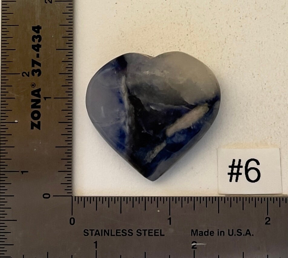 Afghanite Mini-Heart