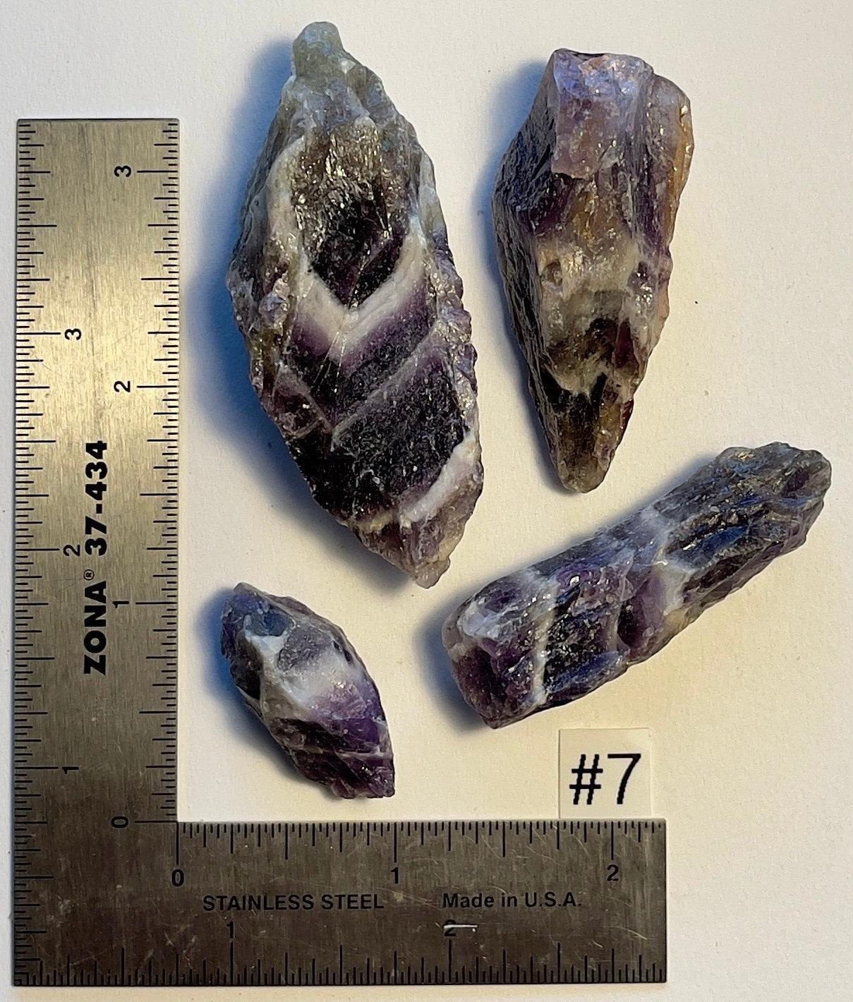 Chevron Amethyst - Natural