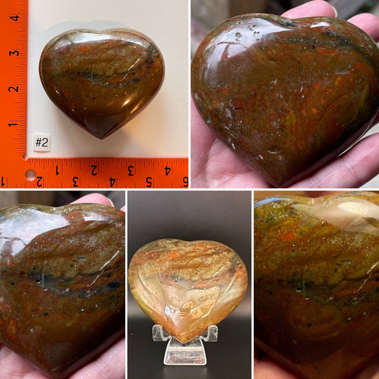 Ocean Jasper Hearts