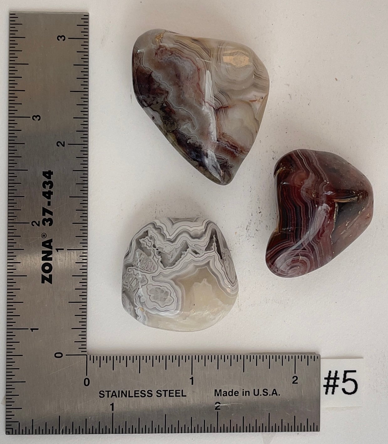 Crazy Lace Agate Tumbles