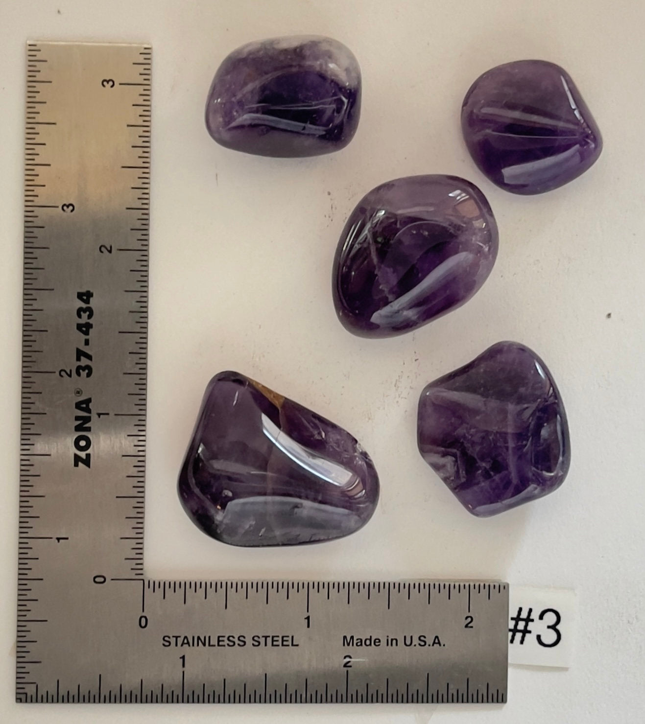 Amethyst - Dark Purple Tumbles