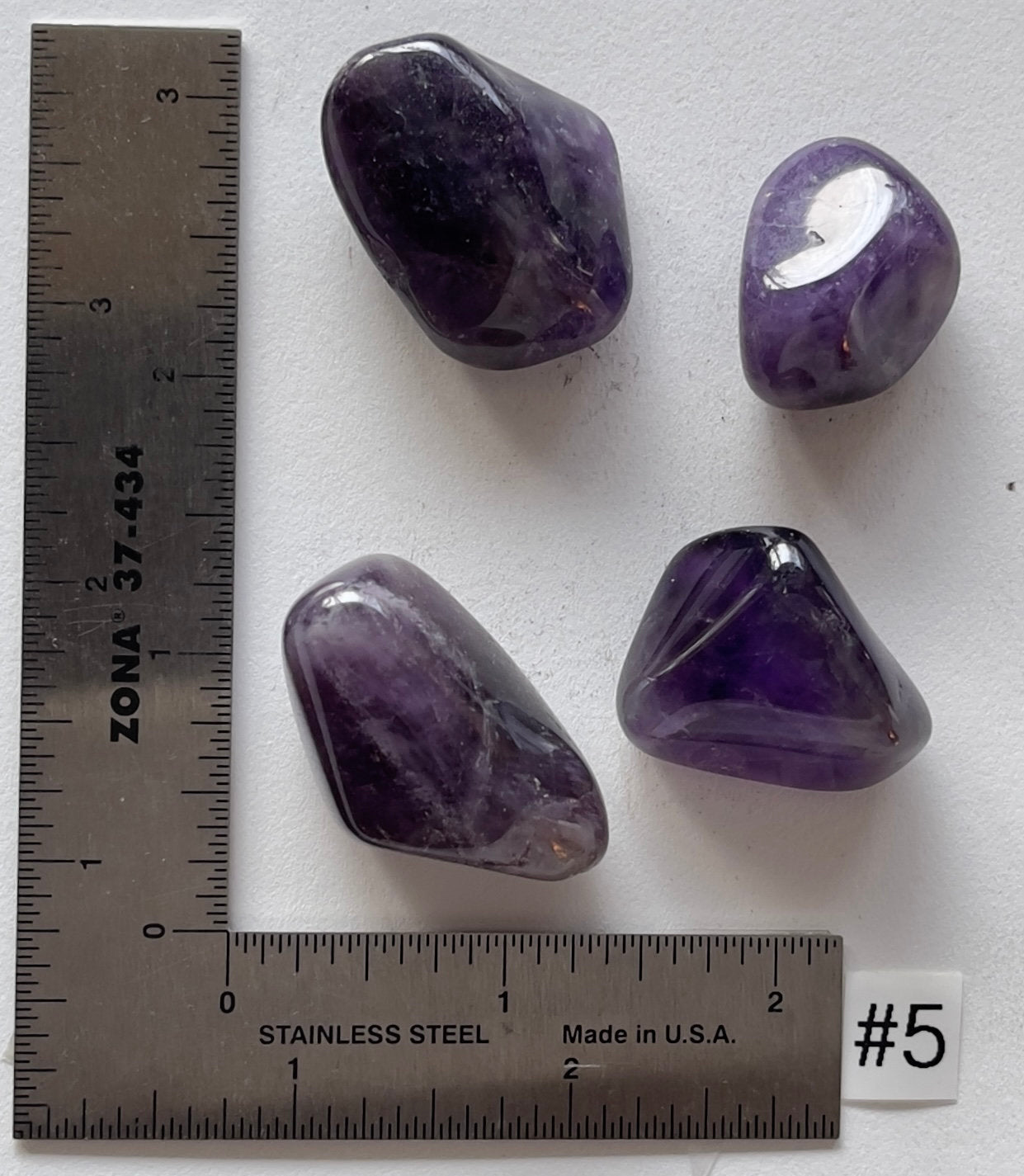 Amethyst - Dark Purple Tumbles