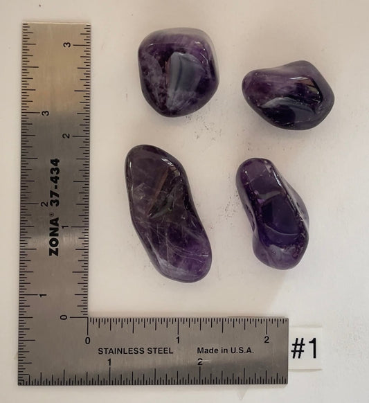 Amethyst - Dark Purple Tumbles