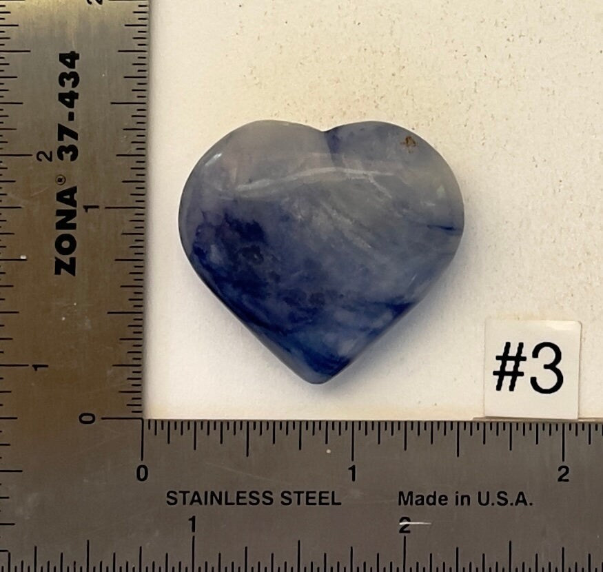 Afghanite Mini-Heart