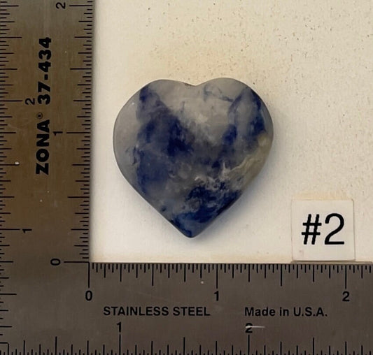 Afghanite Mini-Heart