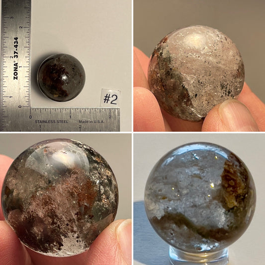 Garden Quartz Lodolite Sphere