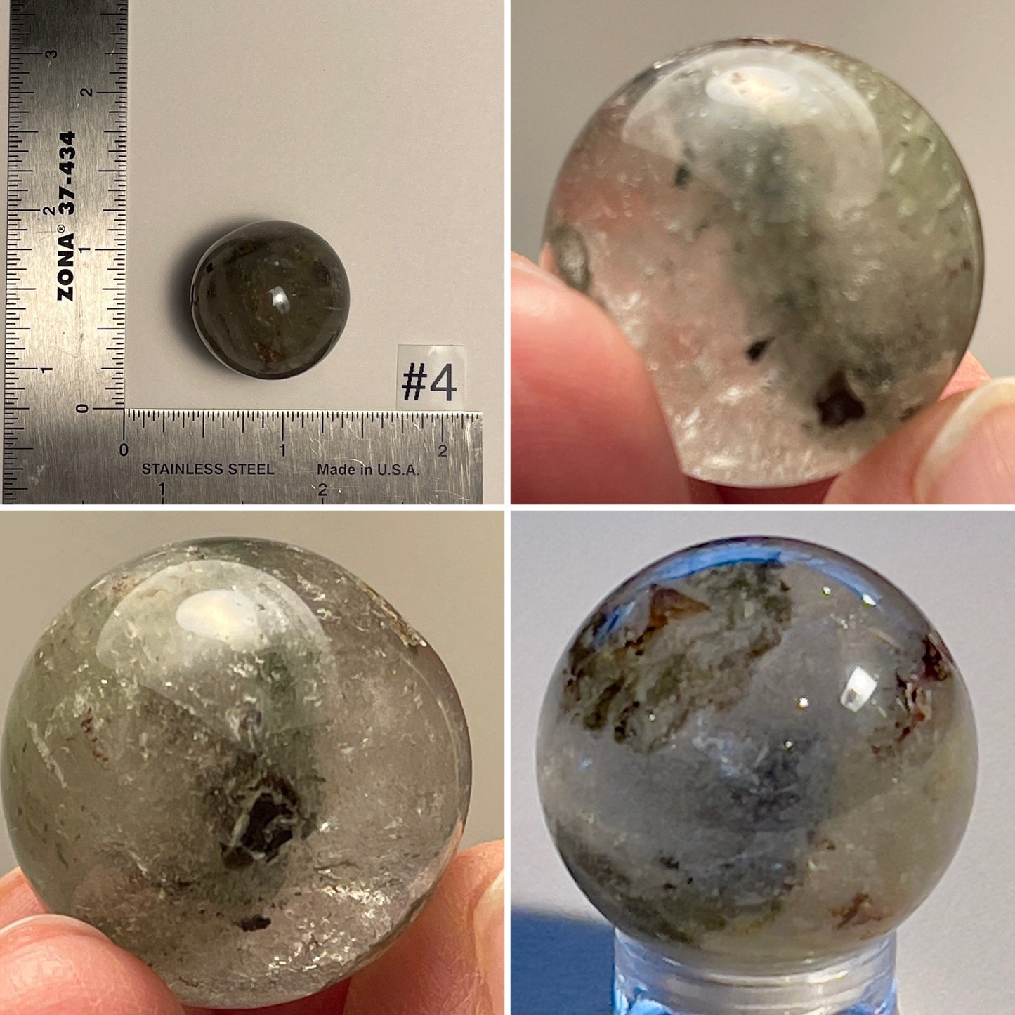 Garden Quartz Lodolite Sphere